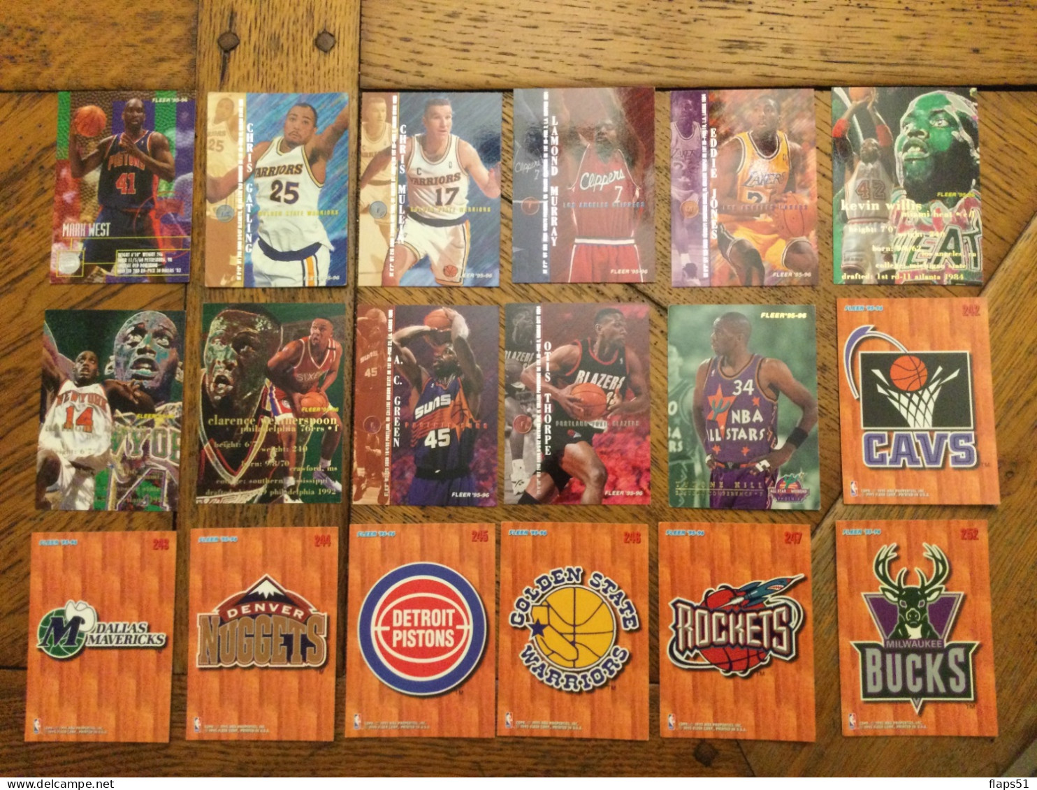 Vends 149 Cartes Fleer 95-96 - Lots