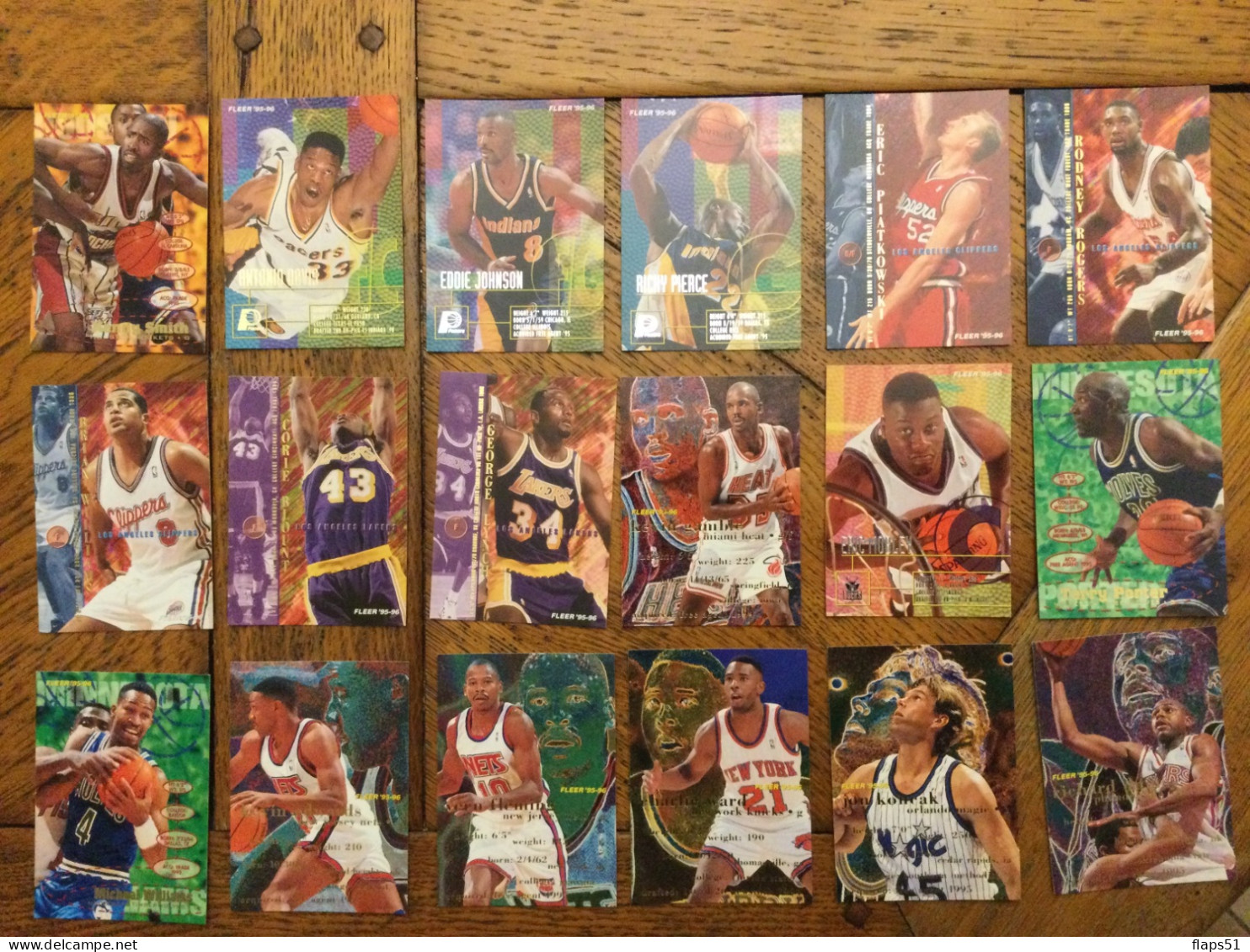 Vends 149 Cartes Fleer 95-96 - Lots