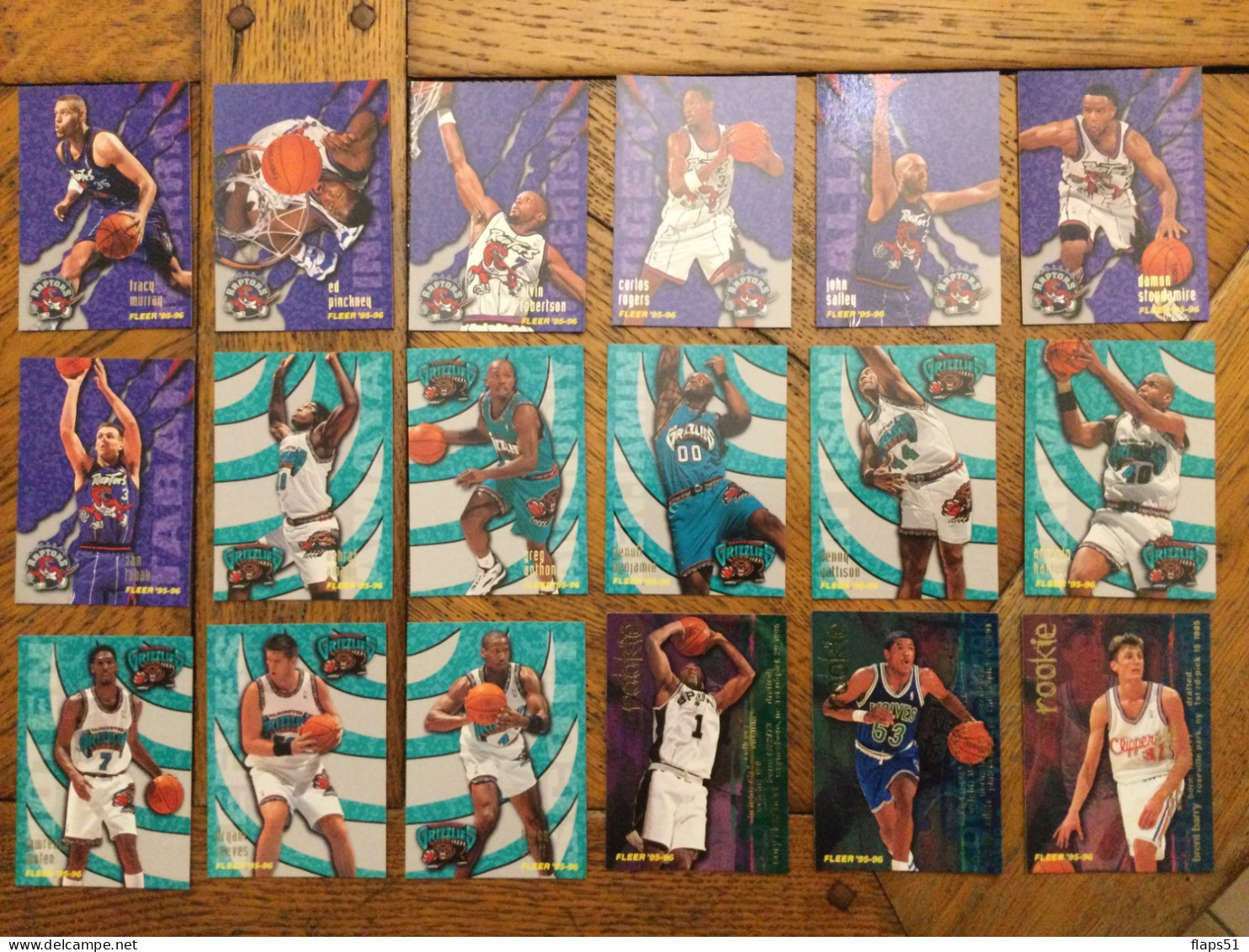 Vends 149 Cartes Fleer 95-96 - Konvolute