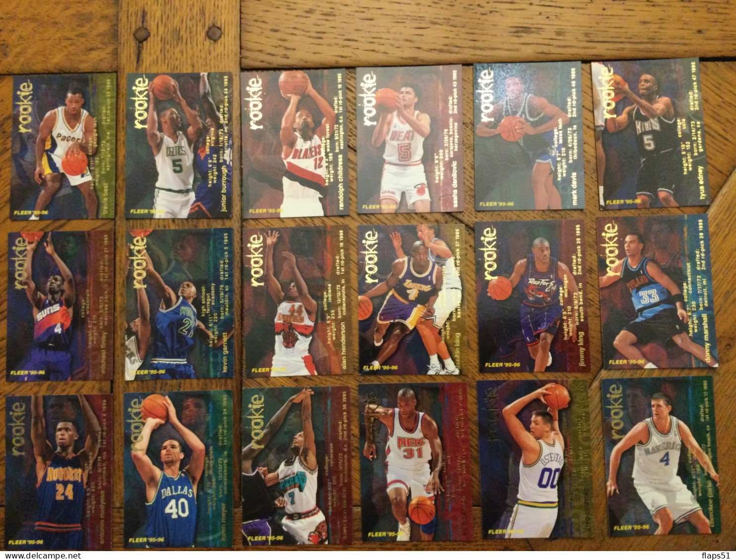 Vends 149 cartes Fleer 95-96