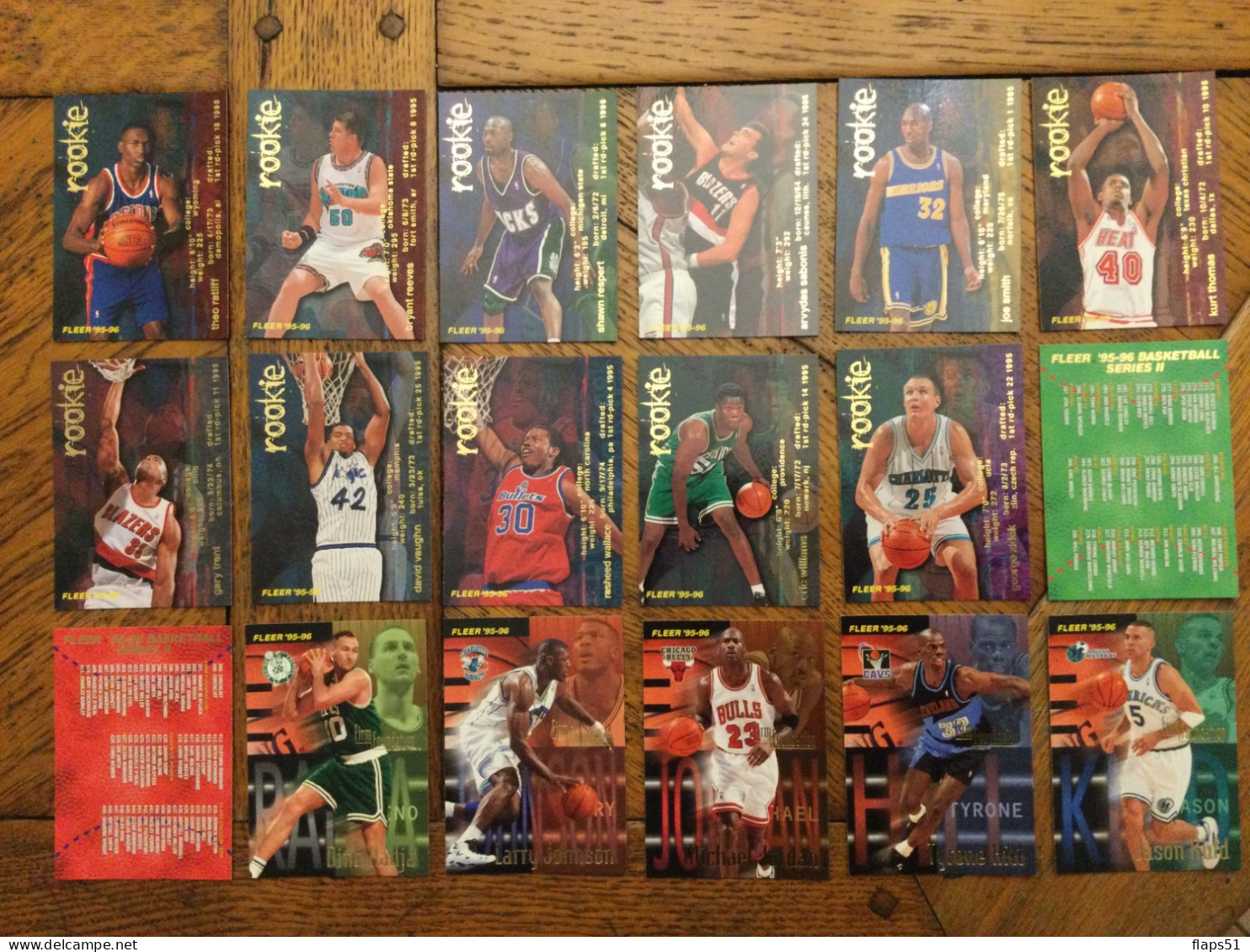 Vends 149 cartes Fleer 95-96