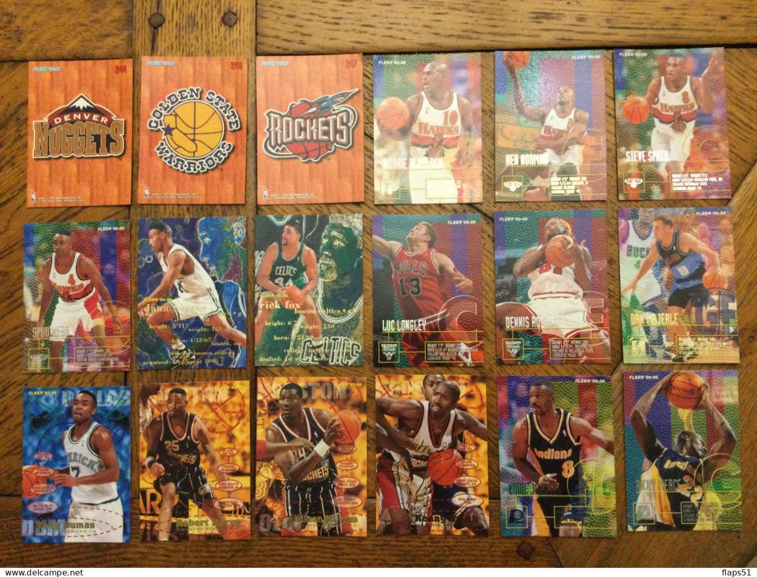 Vends 88 Cartes Fleer 95-96 - Lotti