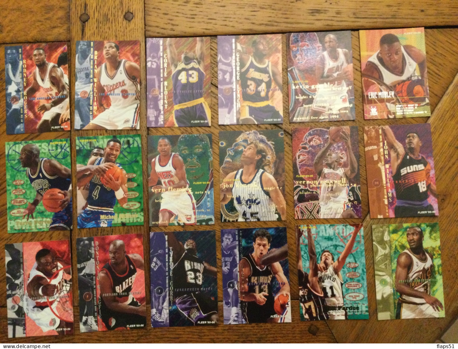 Vends 88 Cartes Fleer 95-96 - Lots