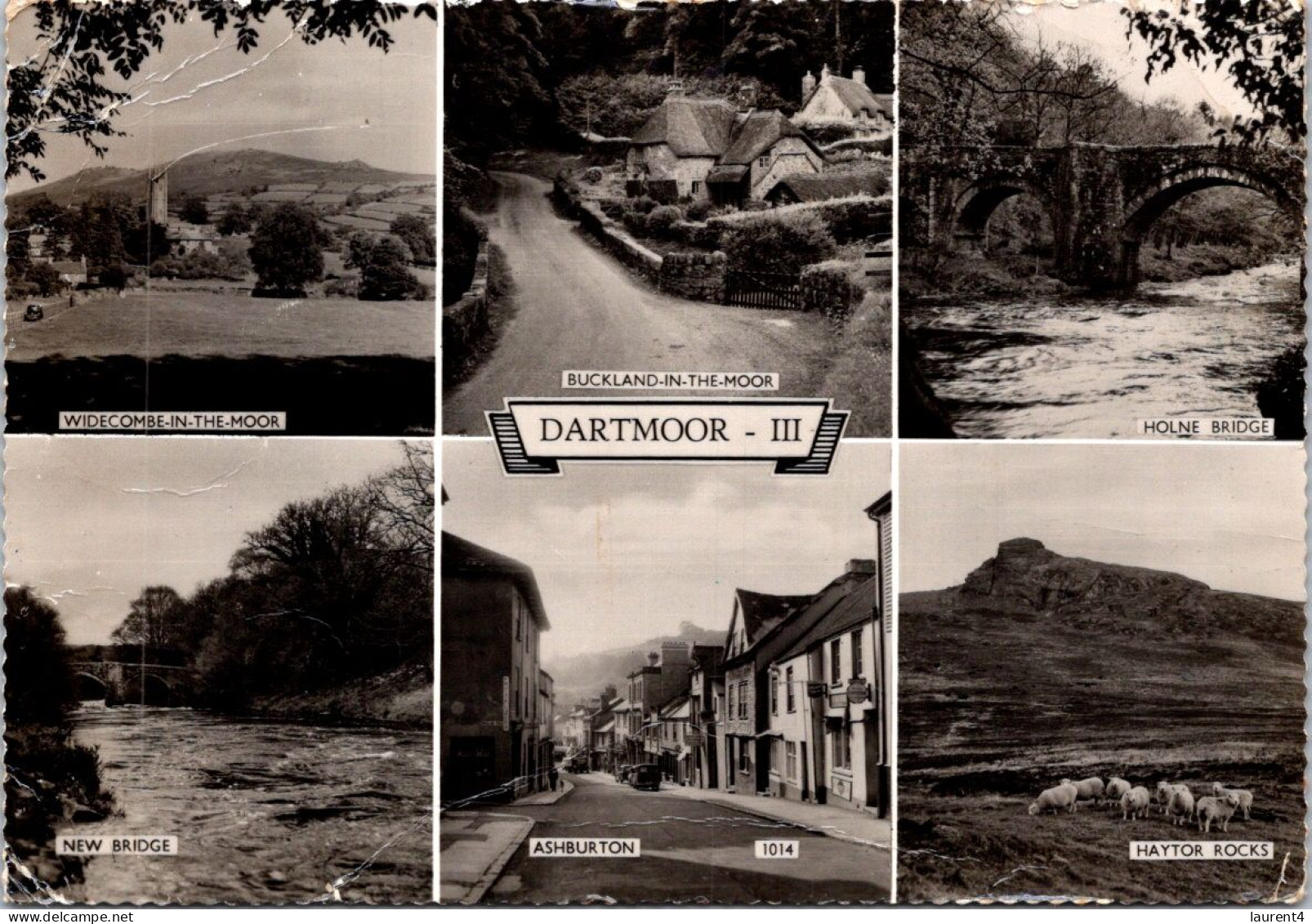 24-11-2023 (3 V 16) UK (posted To Australia In 1960') Dartmoor (b/w) - Dartmoor