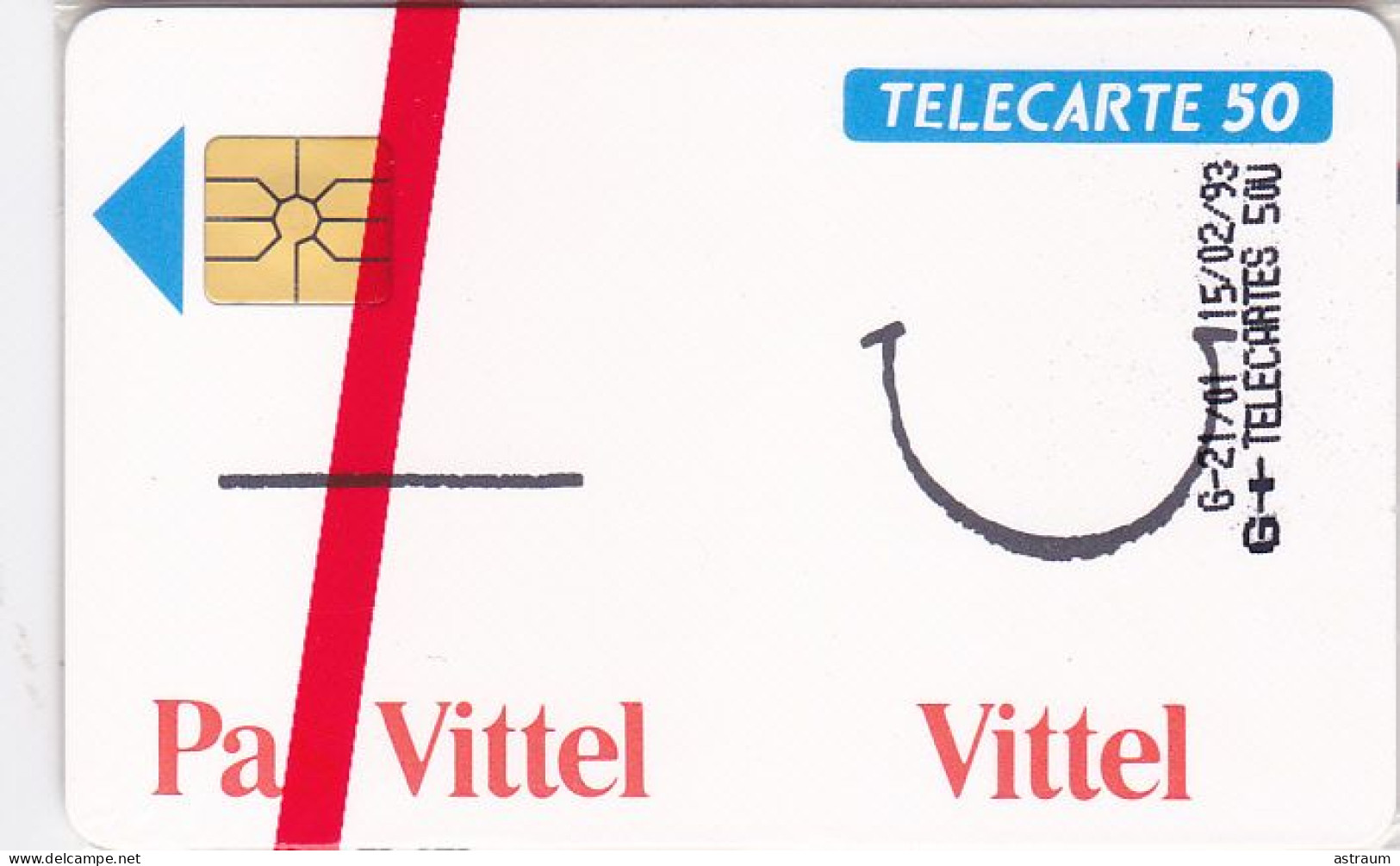 Telecarte Publique F333 NSB - Vittel - So4 - 50 U - 1993 - - 1993