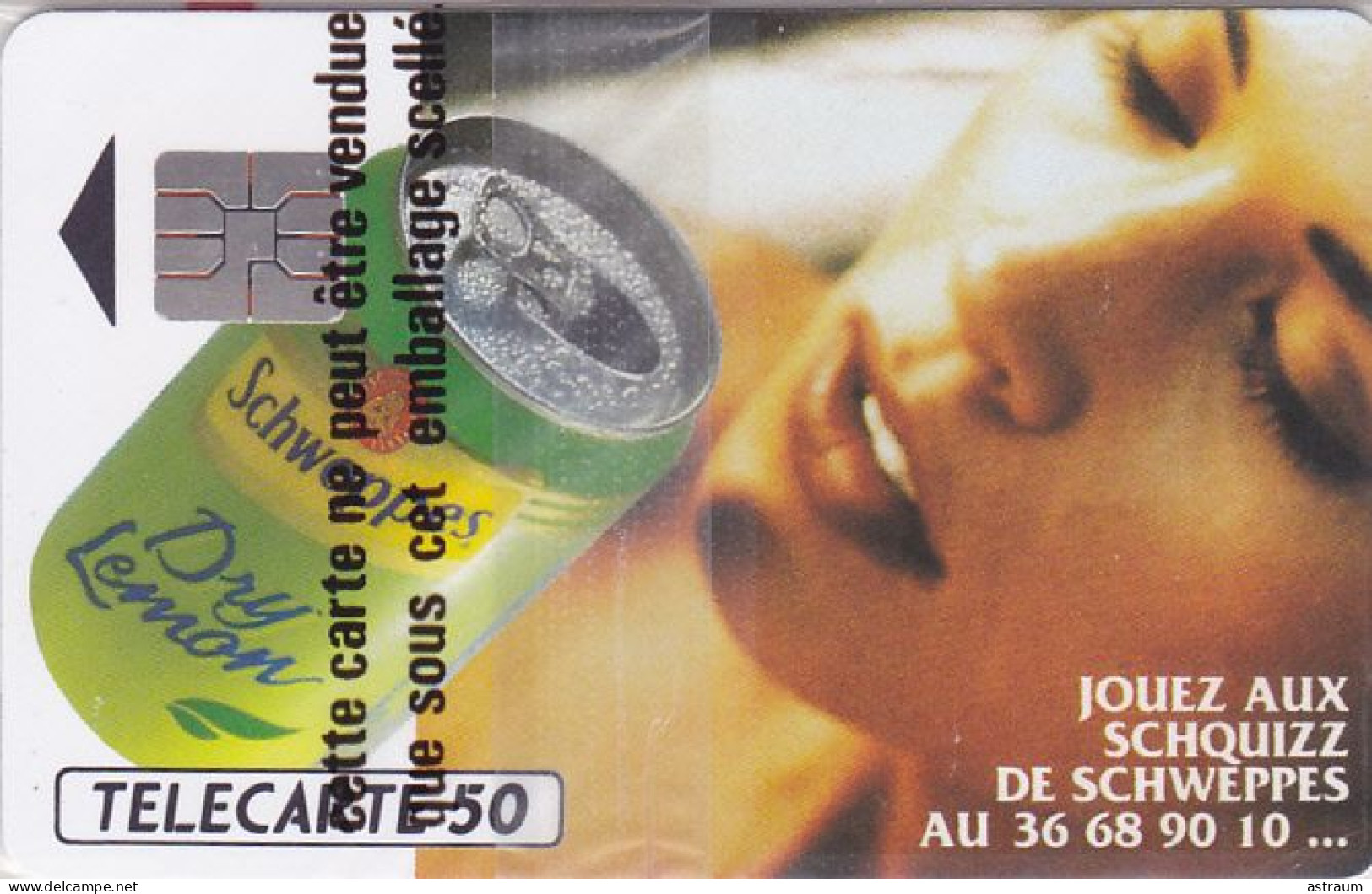 Telecarte Publique F376 NSB - Schweppes Dry Lemon - So4 - 50 U - 1993 - - 1993