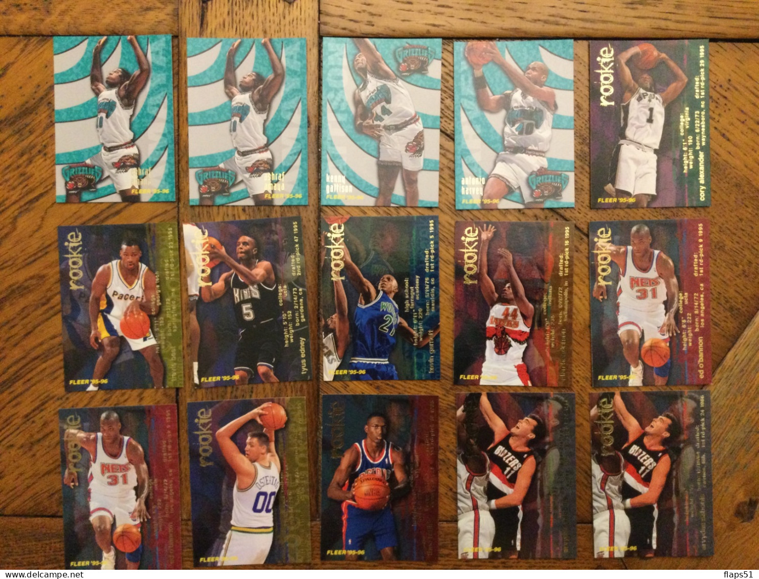 Vends 56 Cartes Fleer 95-96 - Verzamelingen