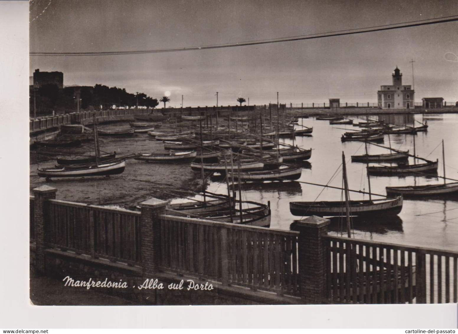 MNFREDONIA ALBA SUL PORTO  VG  1954 - Manfredonia