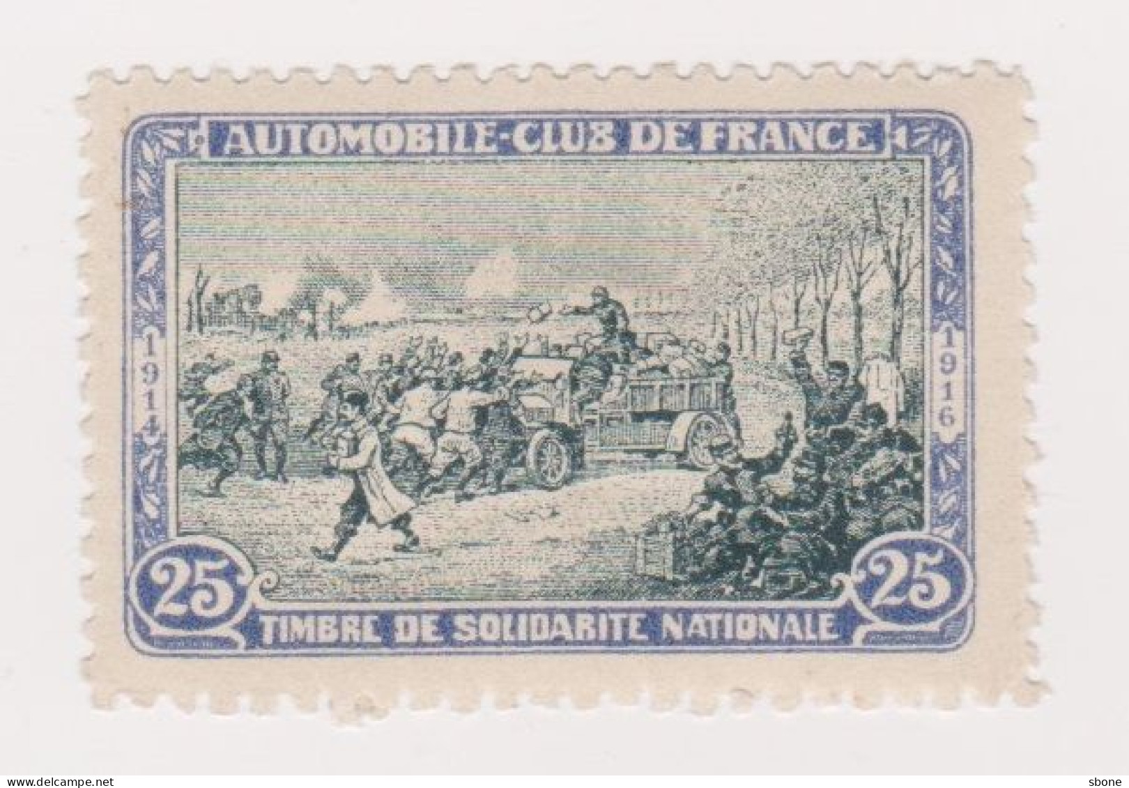 Vignette Militaire - Automobile Club De France - Vignettes Militaires