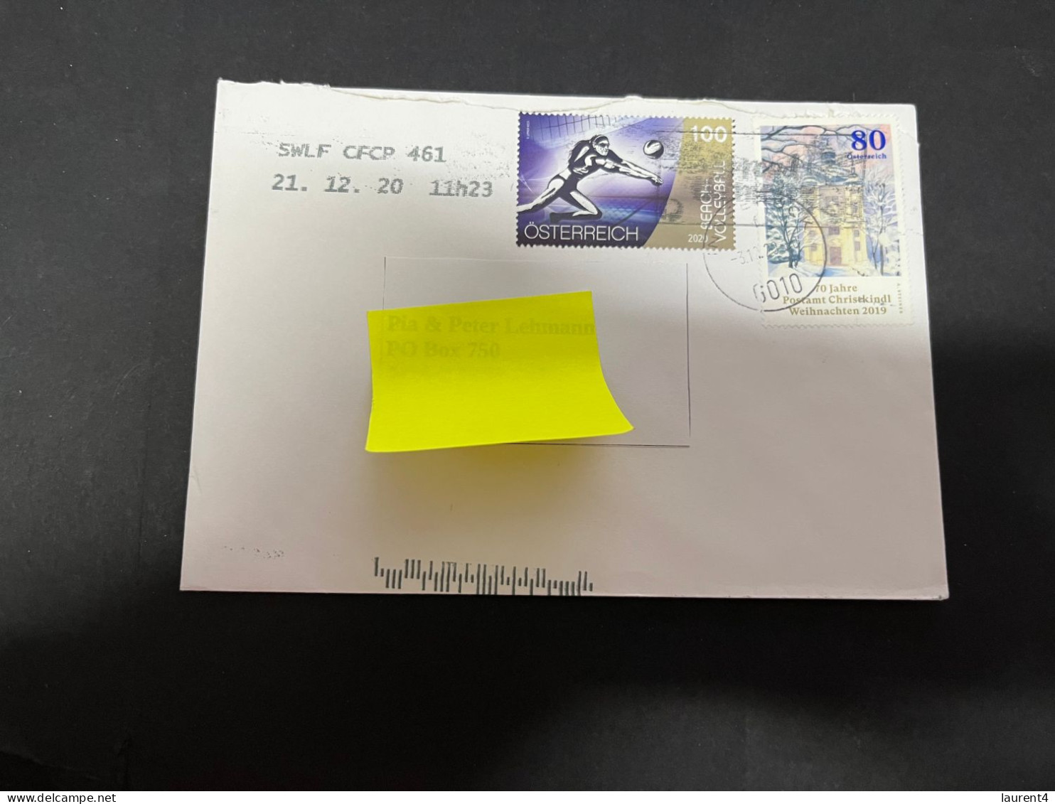 24-11-2023 (3 V 19) Austria Posted Letterto Australia (2020) - Lettres & Documents