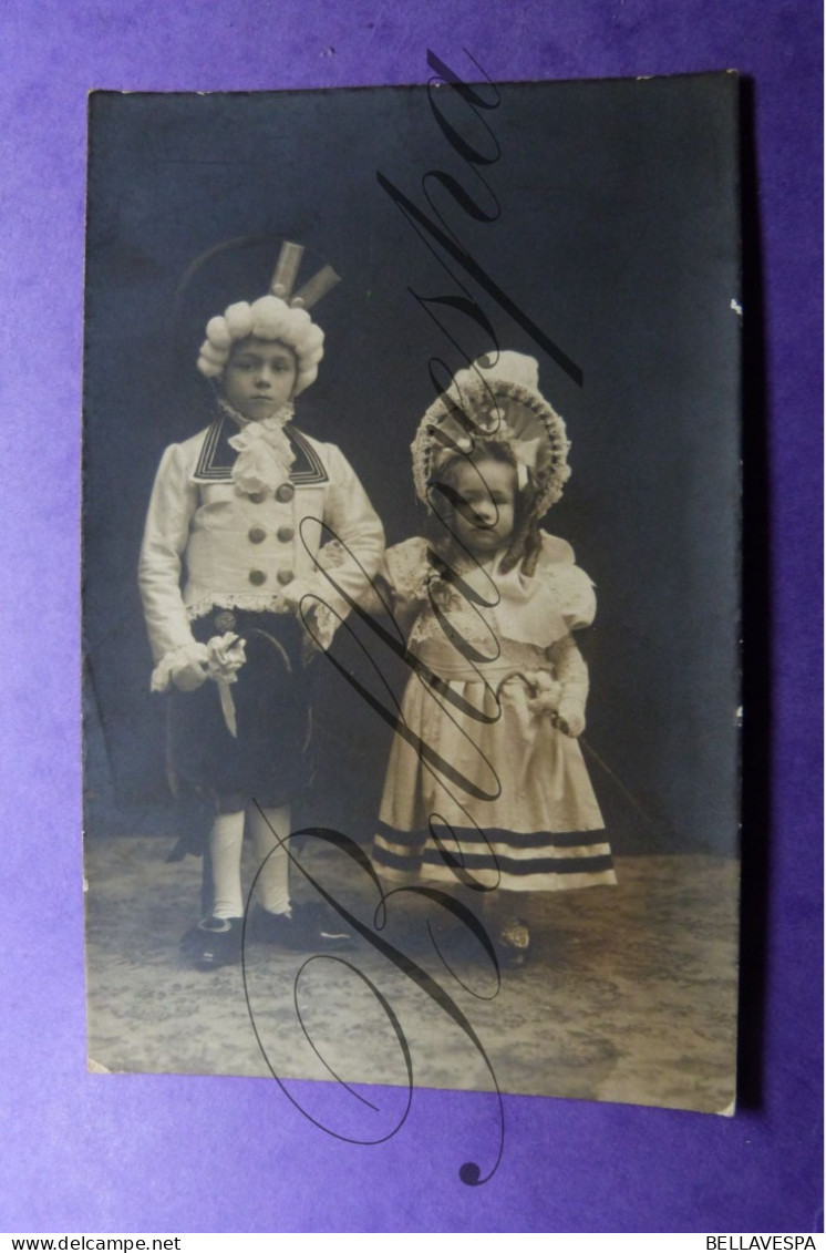 Carte Postale Fotokaart Studio Foto Atelier Photo VERBEECK Antwerpen Link Céline Dael  1904-0914 Maskerade - Ancianas (antes De 1900)