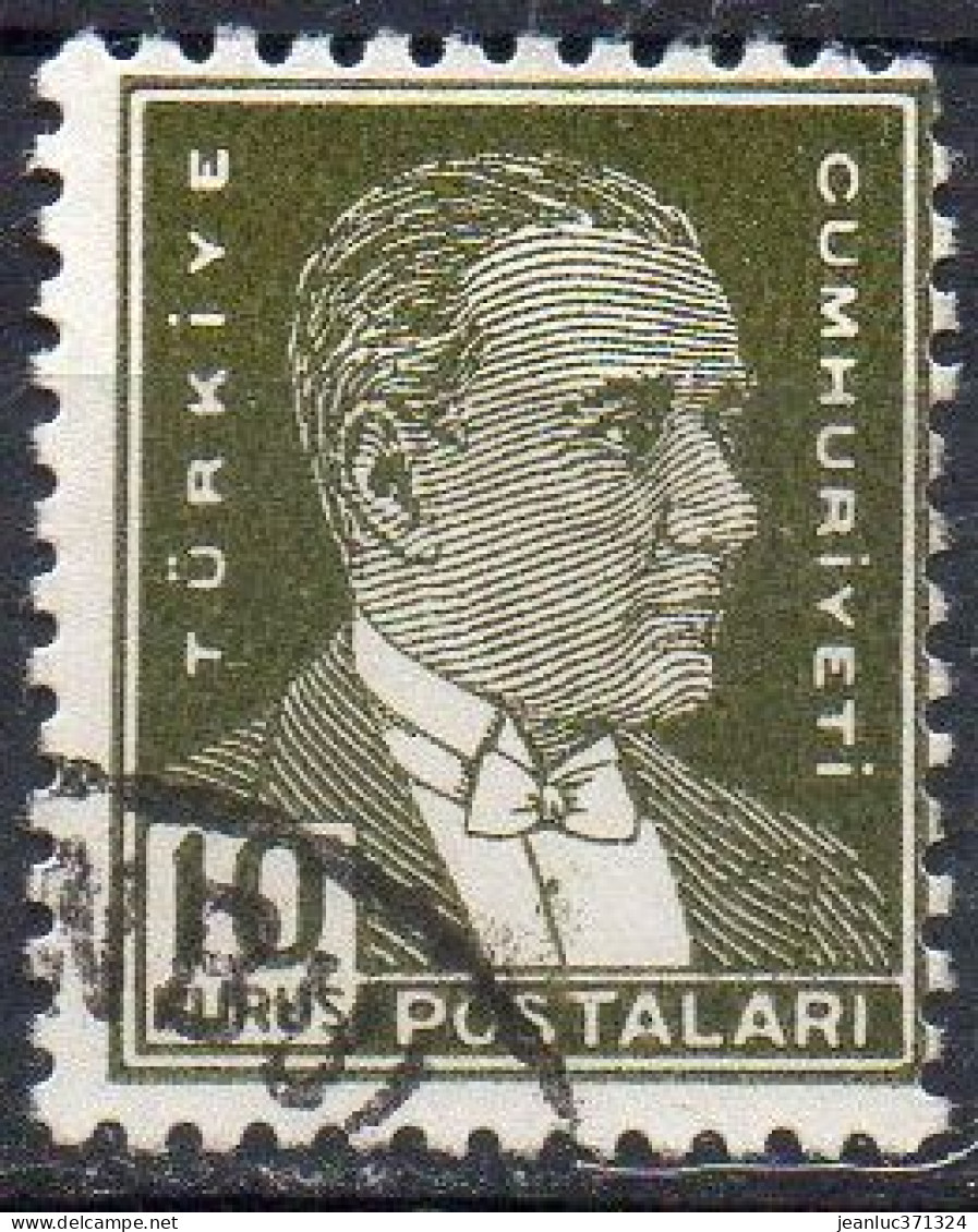 TURQUIE N° 1207 O Y&T 1953-1955 Kemal Atatürk - Oblitérés