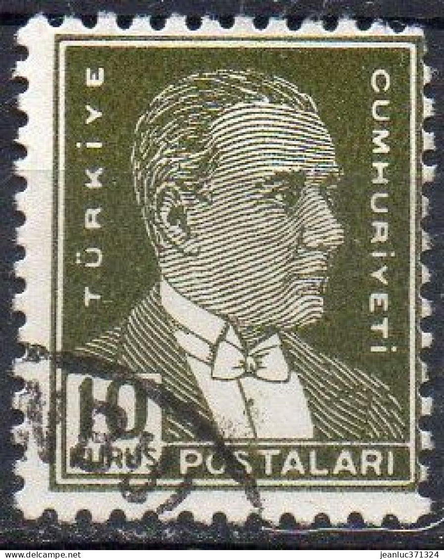 TURQUIE N° 1207 O Y&T 1953-1955 Kemal Atatürk - Gebraucht