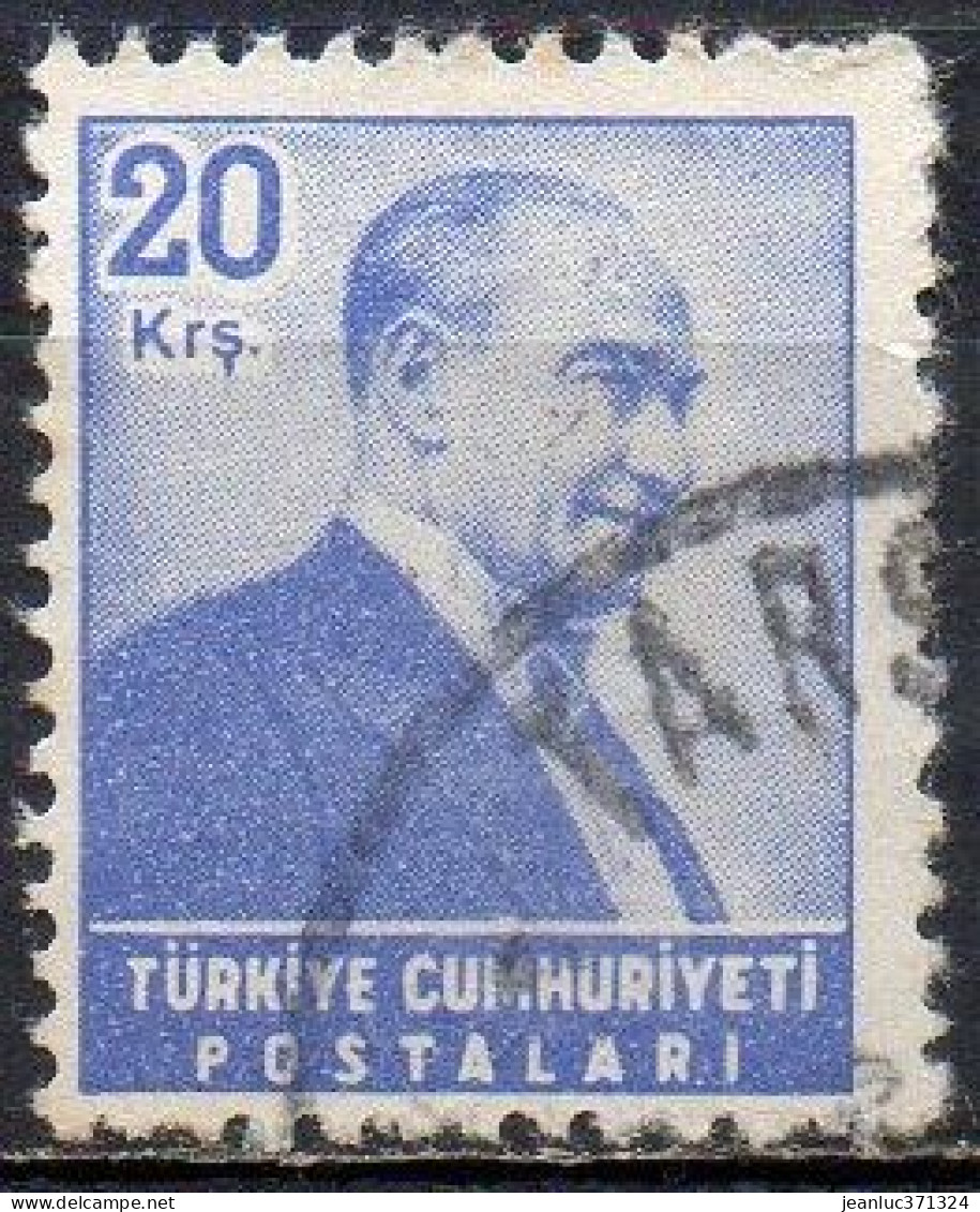 TURQUIE N° 1275 O Y&T 1955-1956 Atatürk - Used Stamps