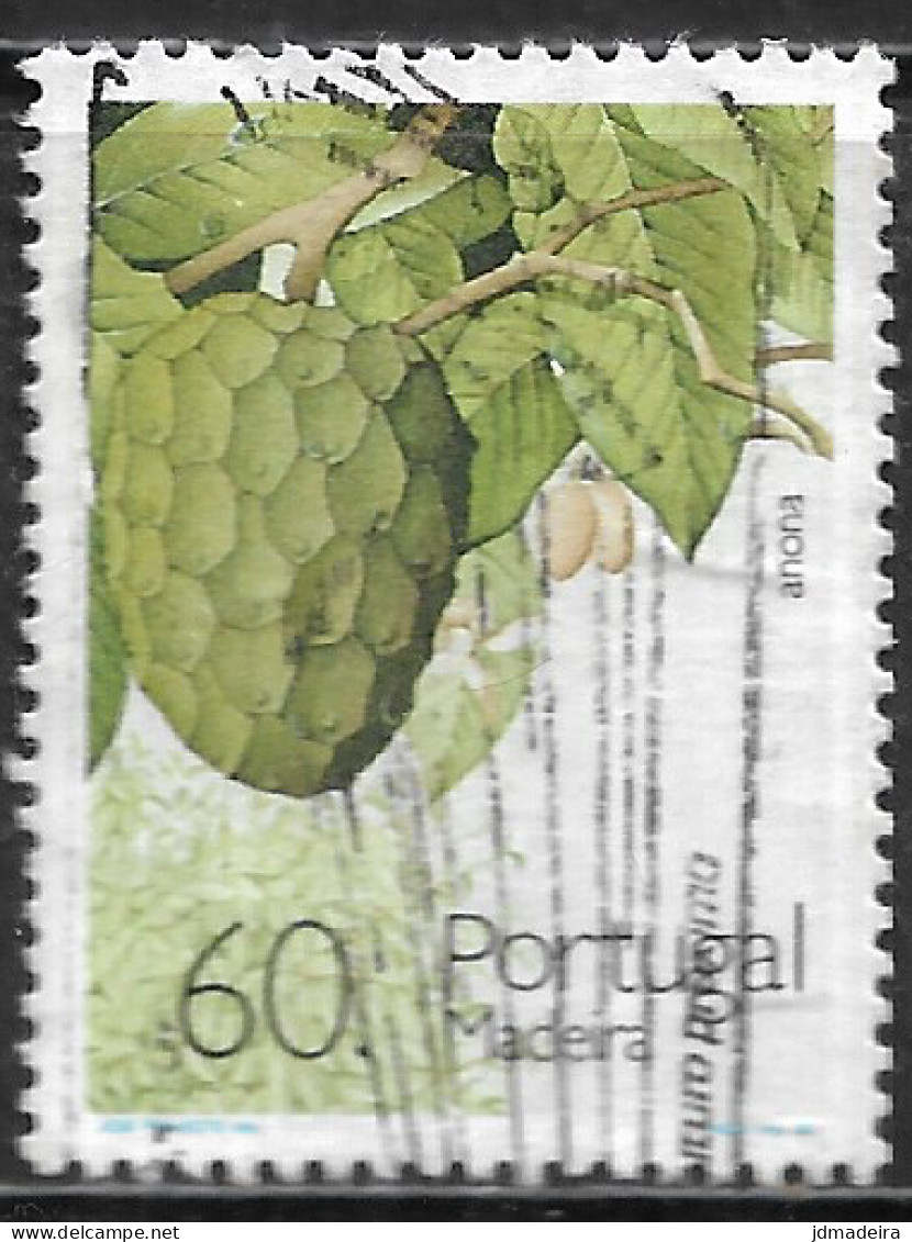 Portugal – 1990 Madeira Fruits And Plants 60. Used Stamp - Usado