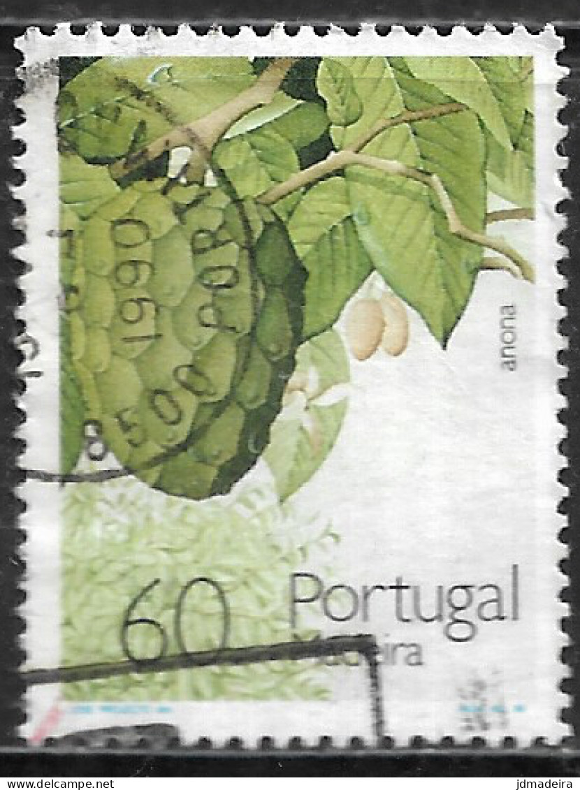 Portugal – 1990 Madeira Fruits And Plants 60. Used Stamp - Used Stamps