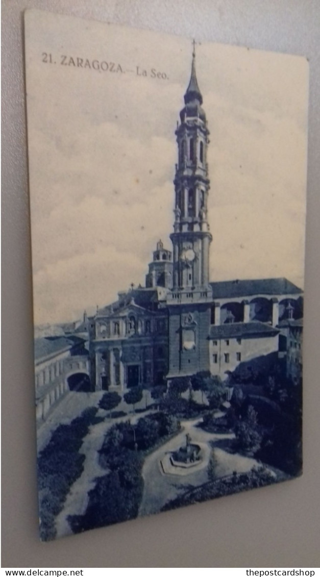 ZARAGOZA CATEDRAL DE LA SEO ZARAGOZA ARAGON ESPAÑA ESPAGNE No.21 Unused - Zaragoza