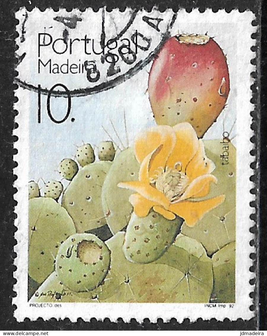 Portugal – 1992 Madeira Fruits 10. Used Stamp - Usado