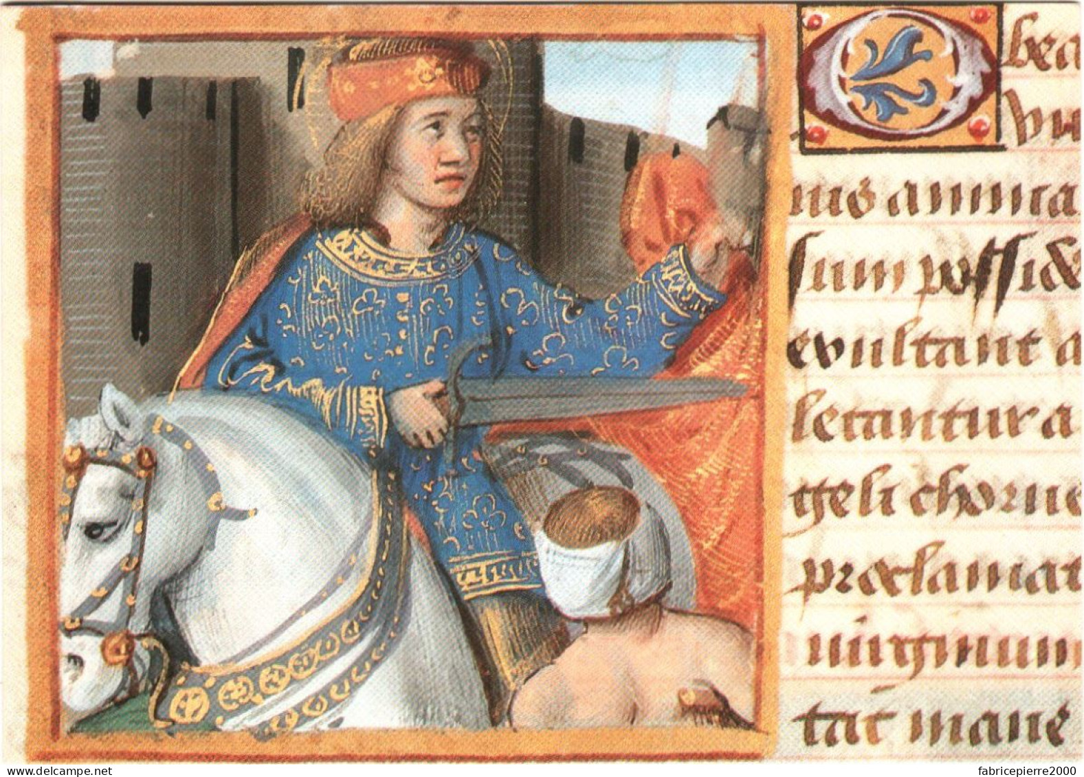 Carte Double 37 Tours - Bibliothèque Municipale. La Vie Et Miracles De Saint-Martin Et Heures à L'usage De Rome TBE - Bibliothèques