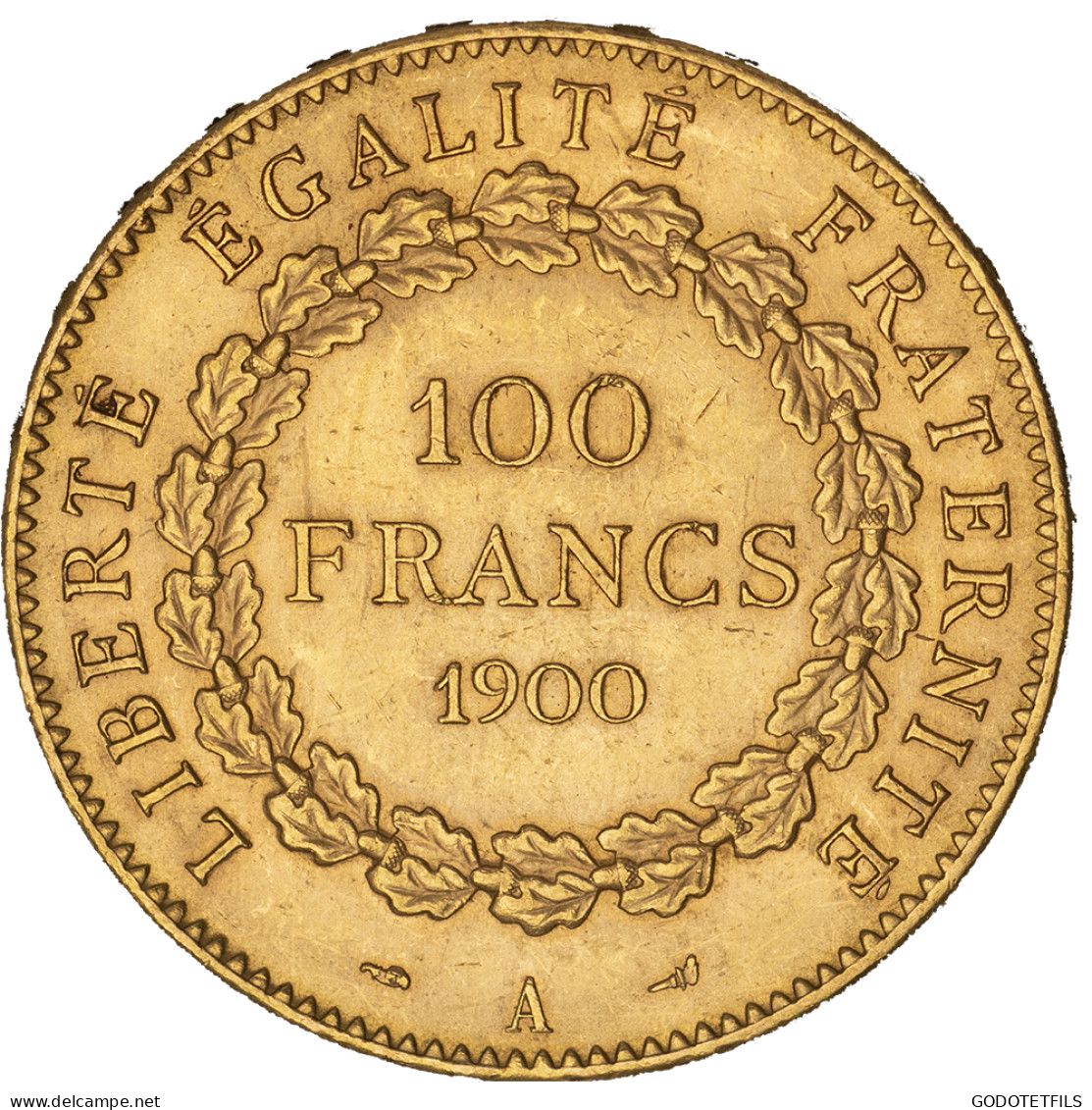 III ème République-100 Francs Génie 1900 Paris - 100 Francs (goud)