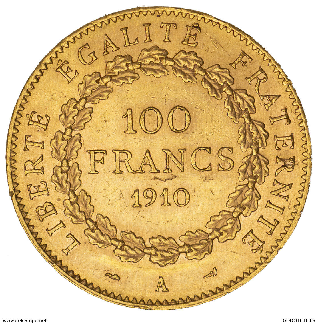 III ème République-100 Francs Génie 1910 Paris - 100 Francs (gold)
