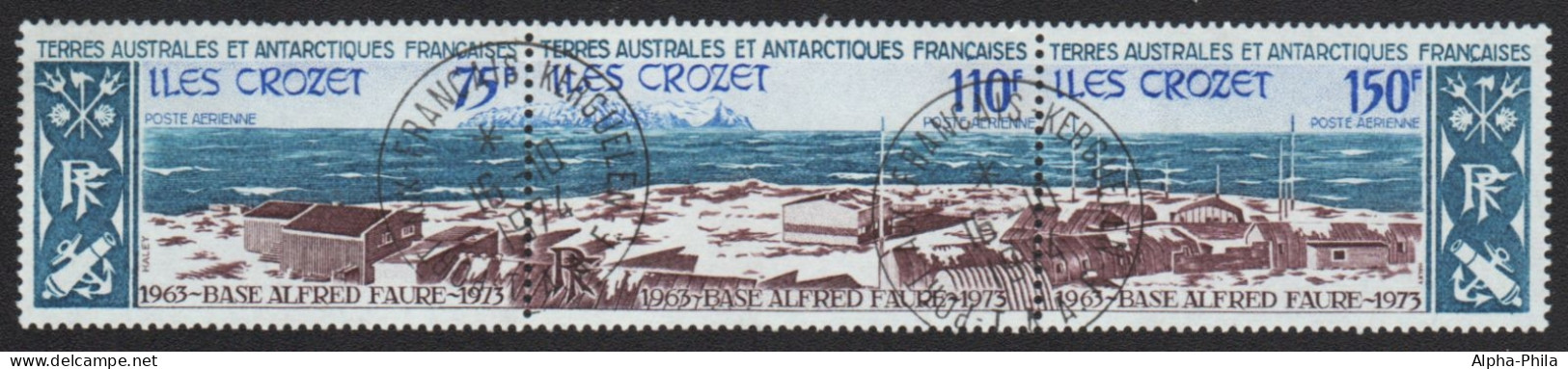 TAAF 1974 - Mi-Nr. 89-91 Gest / Used - Antarktis - Usati
