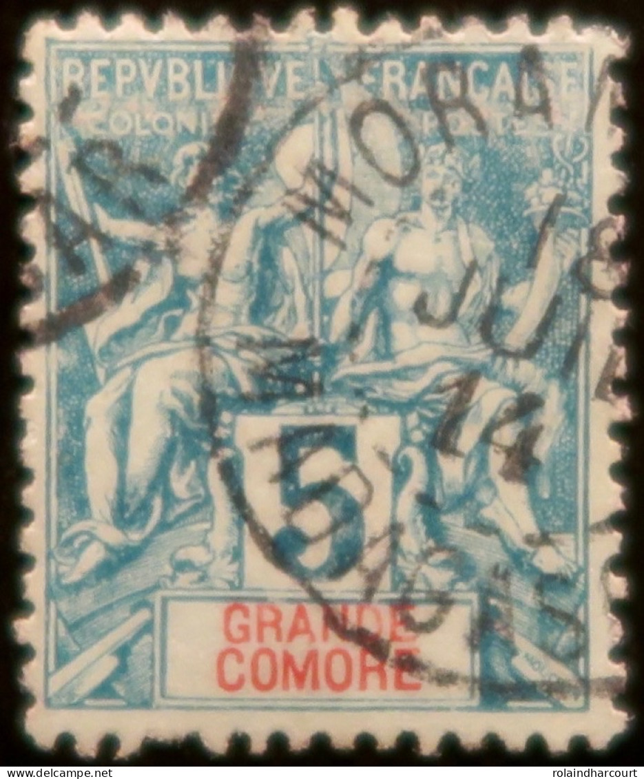 LP3972/67 - 1897 - COLONIES FRANÇAISES - GRANDE COMORE - N°4 Oblitéré - Gebruikt