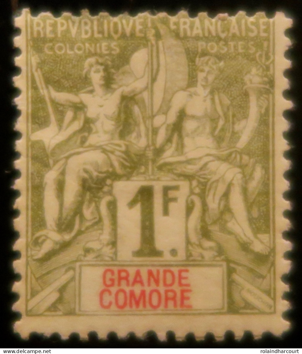 LP3972/73 - 1897 - COLONIES FRANÇAISES - GRANDE COMORE - N°13 NEUF* - Cote (2024) : 55,00 € - Unused Stamps