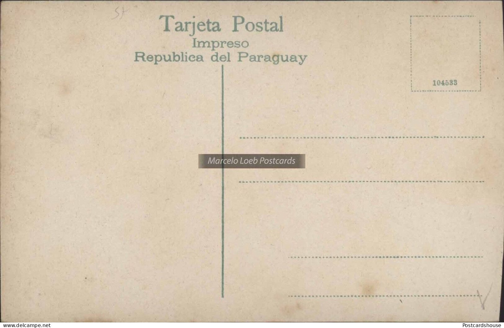 PARAGUAY PINASCO CALLE COLON - Paraguay