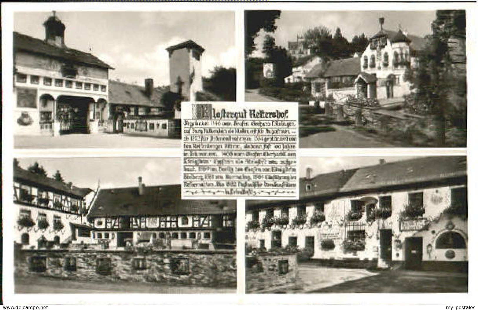 70103912 Kelkheim Klostergut Rettershof Ungelaufen Ca. 1955 Kelkheim - Kelkheim