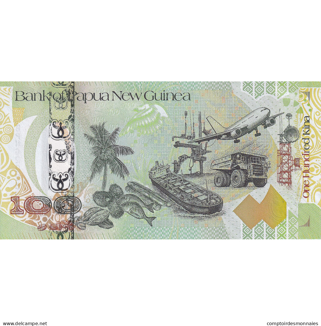 Papouasie-Nouvelle-Guinée, 100 Kina, 2008, KM:37a, NEUF - Papoea-Nieuw-Guinea