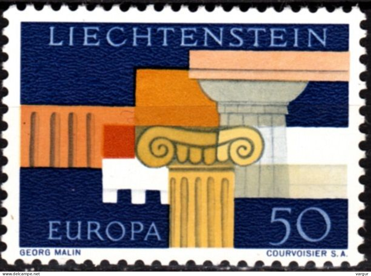 LIECHTENSTEIN 1963 EUROPA. Single, MNH - 1963