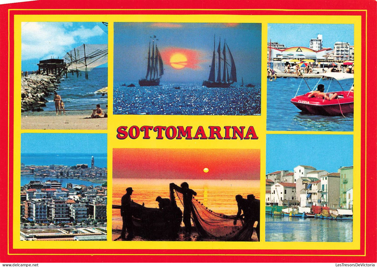 ITALIE - Sottomarina - Multi-vies - Bateau - Mer - Carte Postale - Chioggia