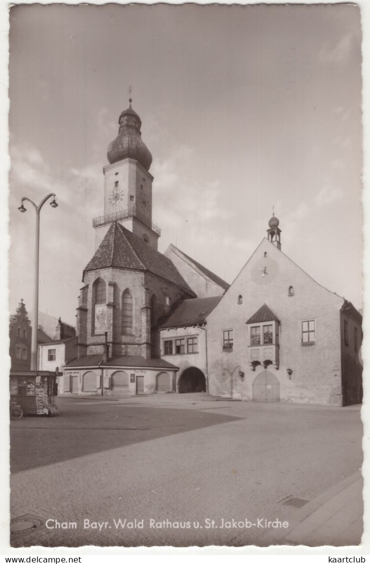 Cham Bayr. Wald - Rathaus U. St. Jakob-Kirche - (Deutschland) - 1963 - Cham