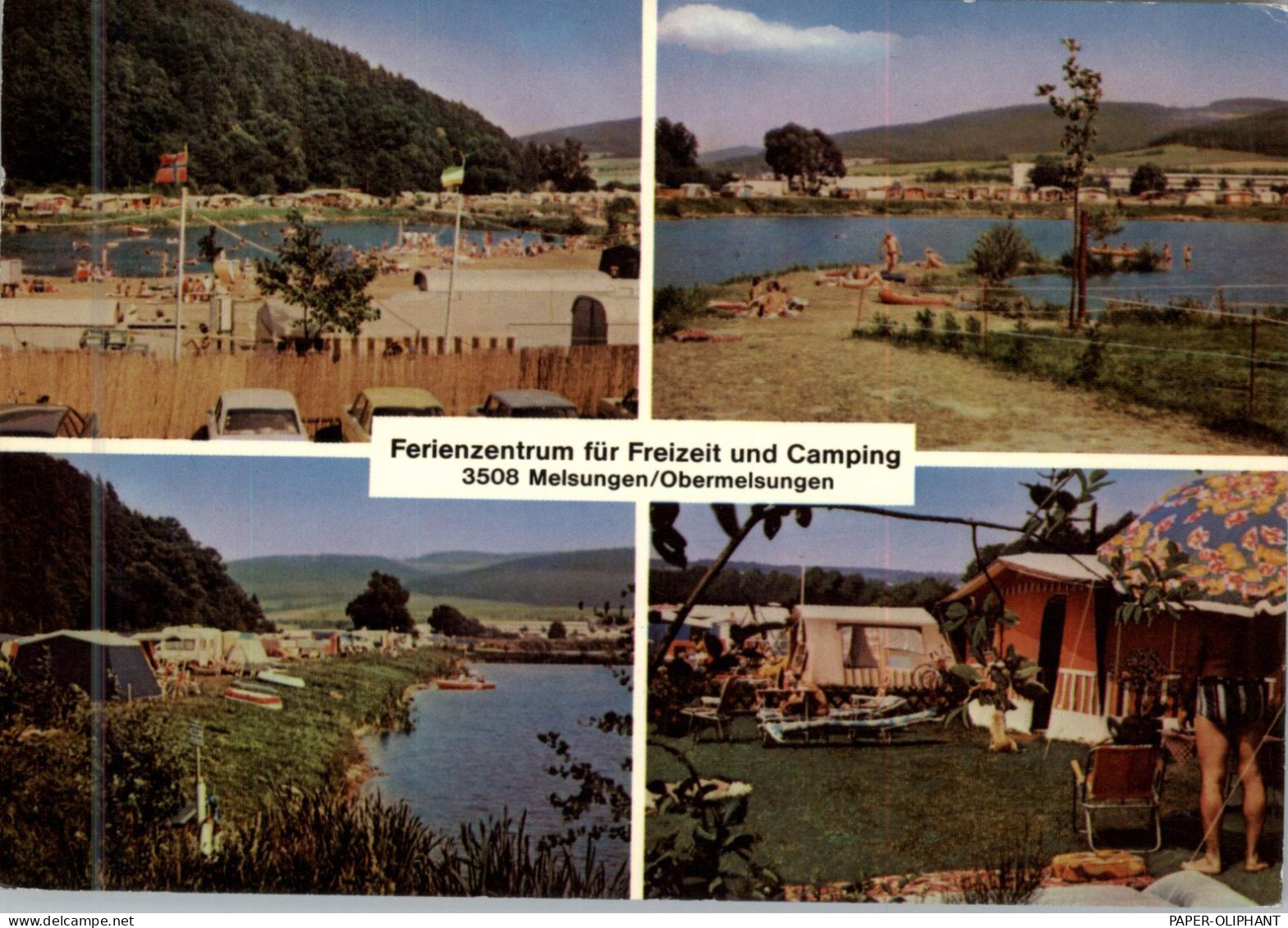 3508 MELSUNGEN - OBERMELSUNGEN, Ferienzentrum / Camping - Melsungen