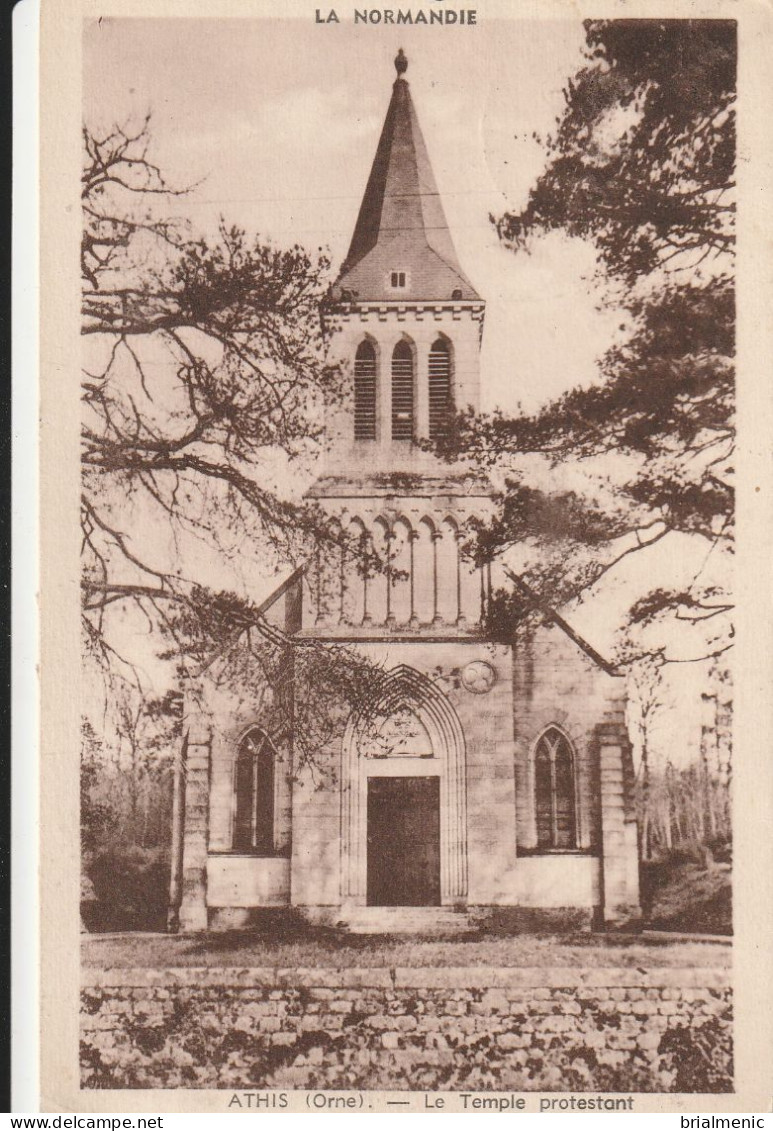 ATHIS  Le Temple Protestant - Athis De L'Orne