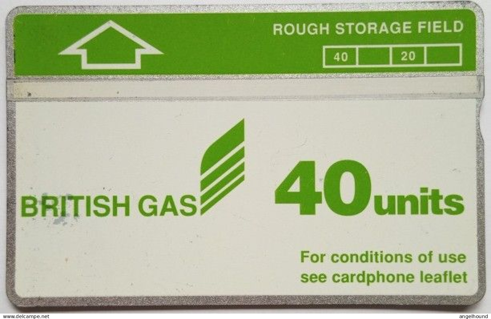 UK British Gas - Rough Storage Field ( White/green Card ) - [ 2] Plataformas Petroleras