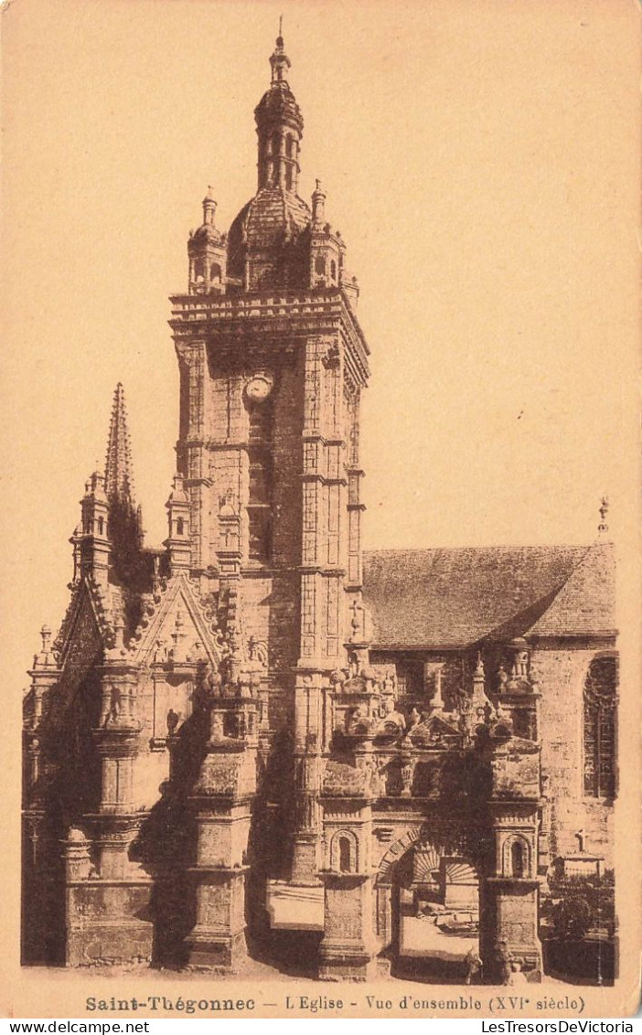 FRANCE - Saint Thégonnec - L'Eglise - Vue D'ensemble (XVIème Siècle) - ND Phots Carte Postale - Saint-Thégonnec