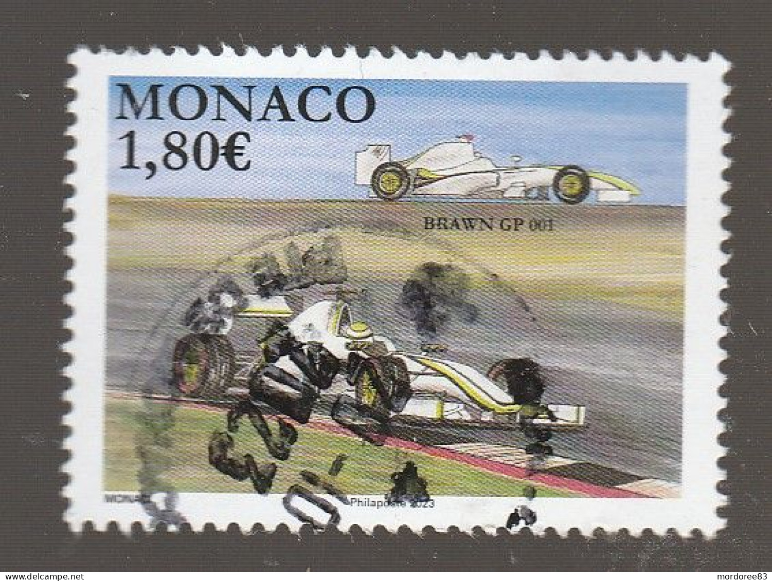 MONACO 2023 BRAWN GP 001 OBLITERE - Used Stamps