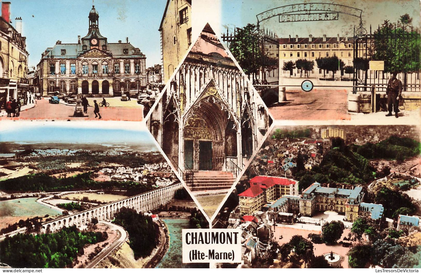 FRANCE - Chaumont (Haute Marne) - Carte Multivues - Colorisé - Carte Postale - Chaumont