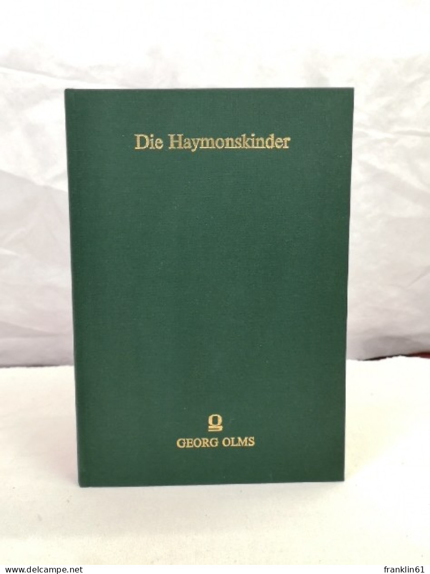 Die Haymonskinder. - Gedichten En Essays