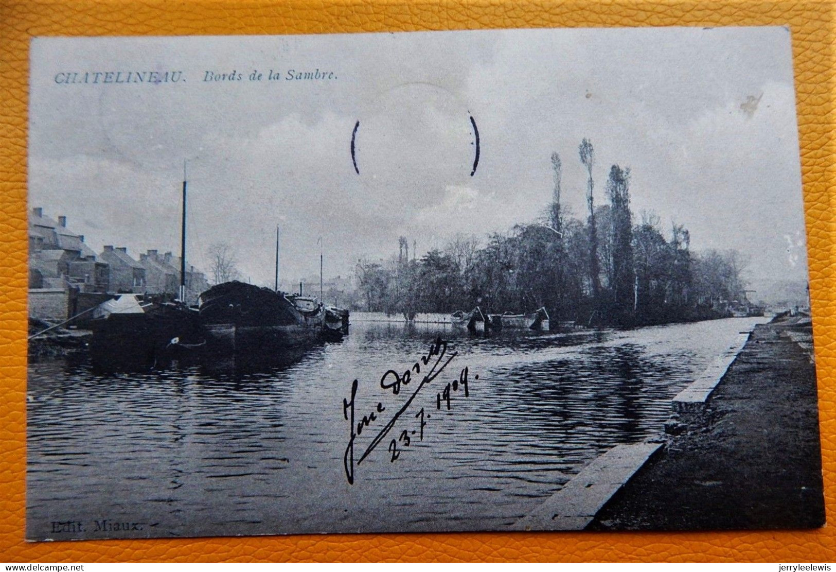 CHATELINEAU  - Bords De La Sambre  -  1909 - Châtelet