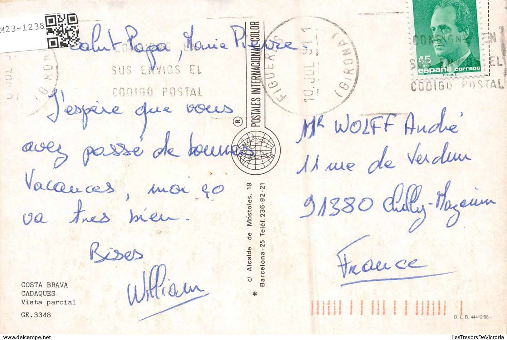 ESPAGNE - Cadaques - Costa Brava - Vue Partielle - Carte Postale - Autres & Non Classés