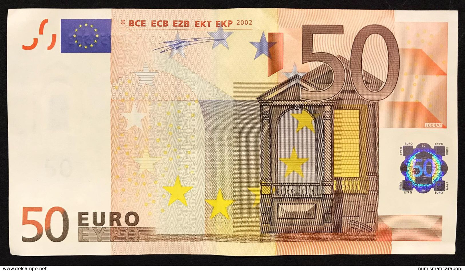 Italy 50 €  ITALIA DUISENBERG Spl+  J004A1  Cod.€.195 Solo Bonifico Only Bank Transfert To Pay - 50 Euro