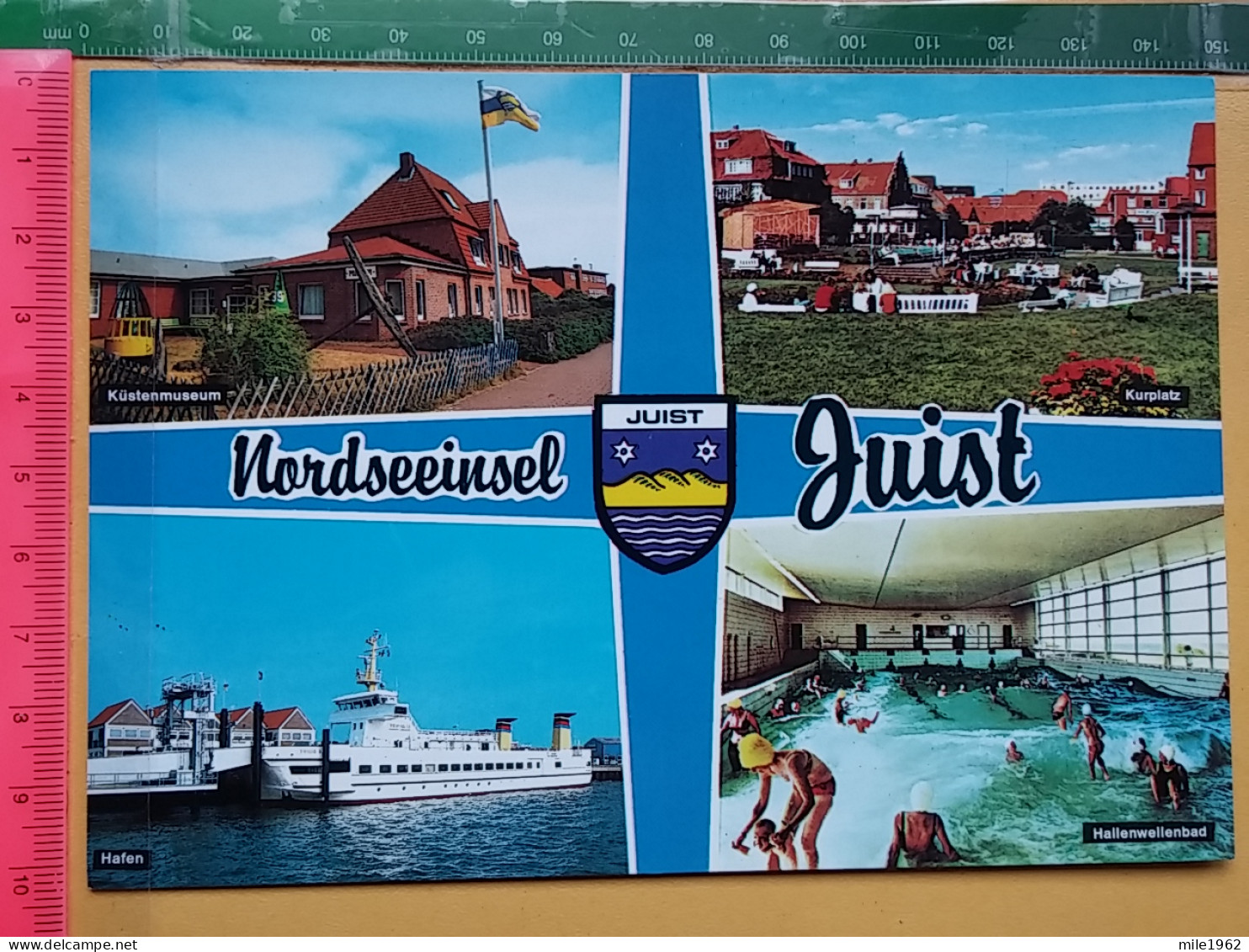 KOV 800-7 - Nordseebad Insel Juist, SHIP, BATEAU, AMBLEME, BLASON - Juist