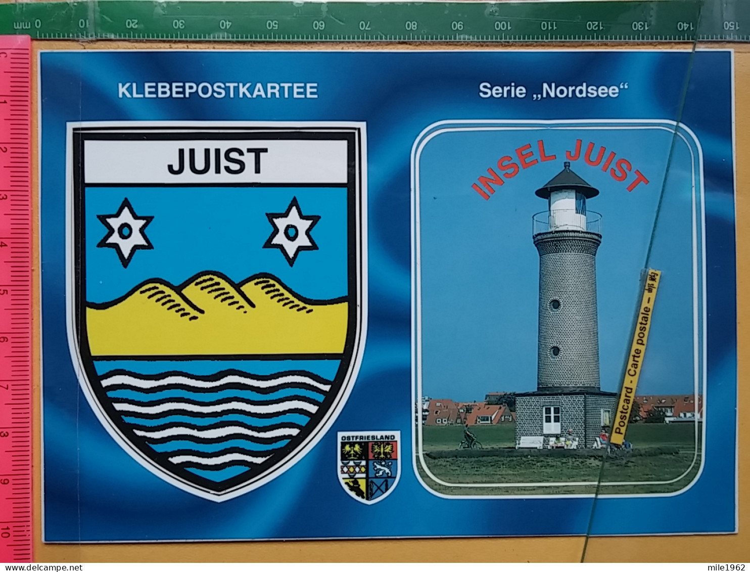 KOV 800-8 - Nordseebad Insel Juist, Ambleme, Blason, Phare, Lighthouse, STICKER, AUFKLEBER, AUTOCOLLANT - Juist