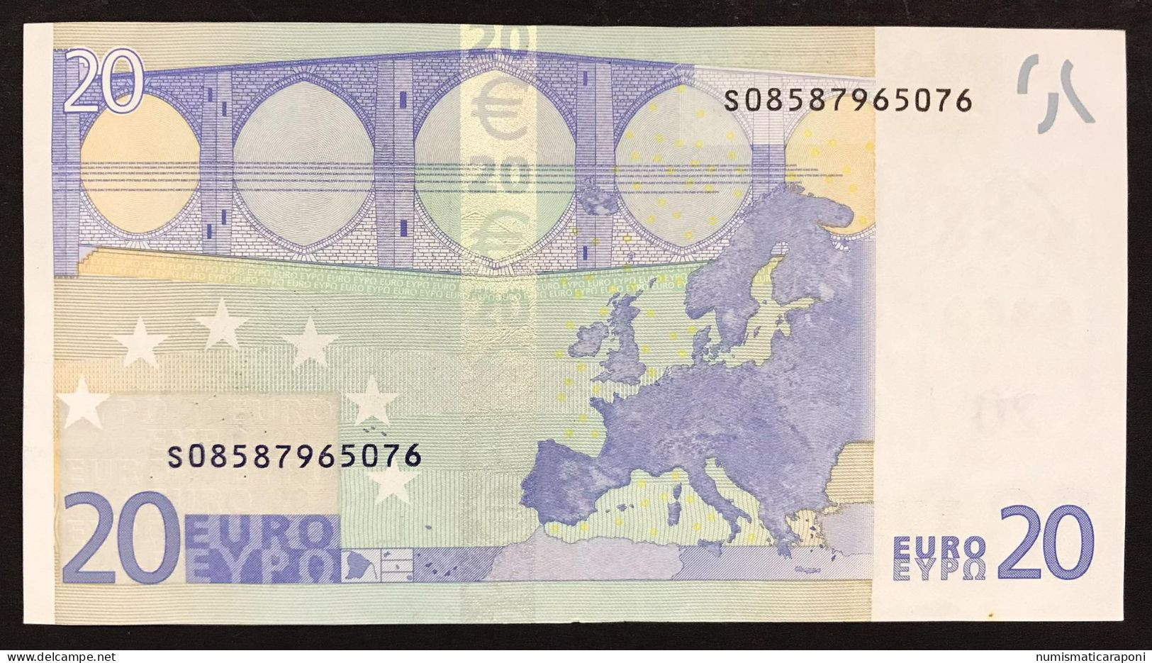 Italy 20 €  ITALIA Circulated J008D4 Duisenberg Cod.€.221 - 20 Euro