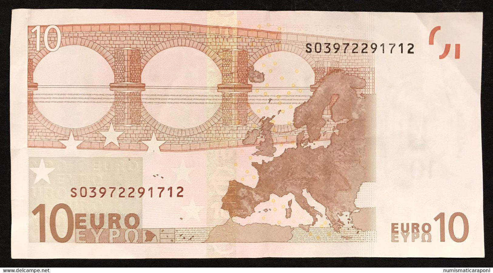 Italy 10 €  ITALIA Circulated J003B3 Duisenberg Cod.€.229 - 10 Euro