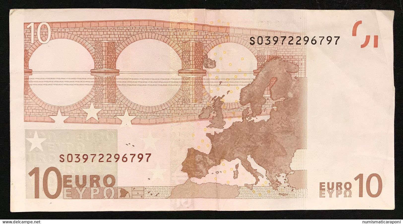 Italy 10 €  ITALIA Circulated J003B3 Duisenberg Cod.€.256 - 10 Euro