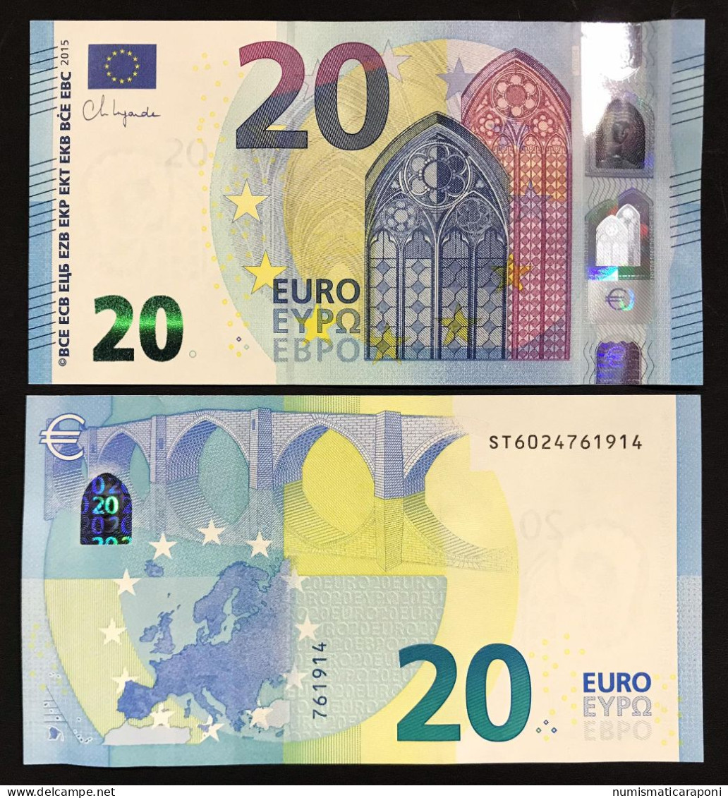 ITALIA ITALIE 20 € ST Lagarde S023F4 UNC- COD.€.265 - 20 Euro